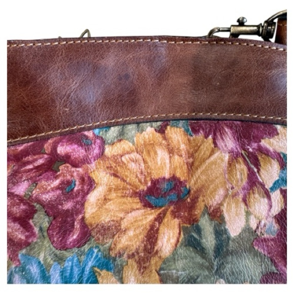 Patricia Nash Mandia Leather Tote Bag Avellino Fresco Bouquet - Picture 16 of 16